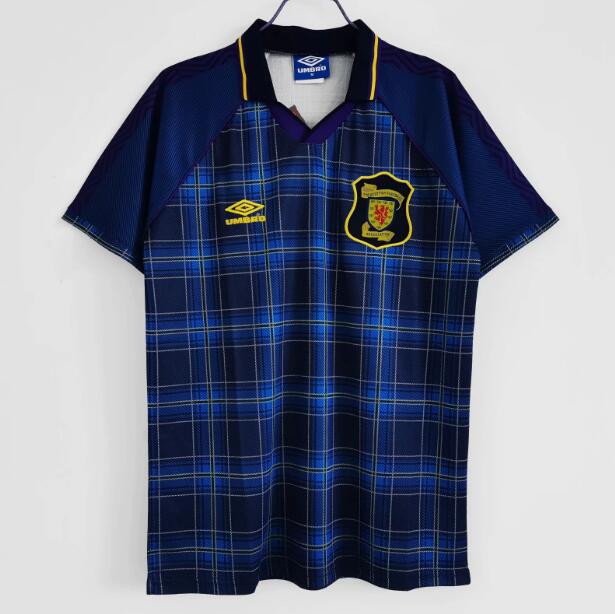 1994-96 Scotland Retro Home Kit Soccer Jersey